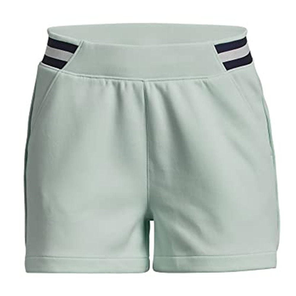 Under Armour Women's Links Club Tennis Shorts Mint Sea Mist SM White XL 1370127